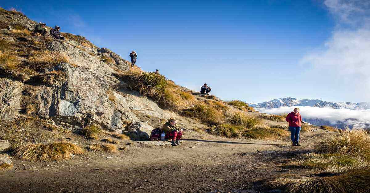 hikers taking a rest