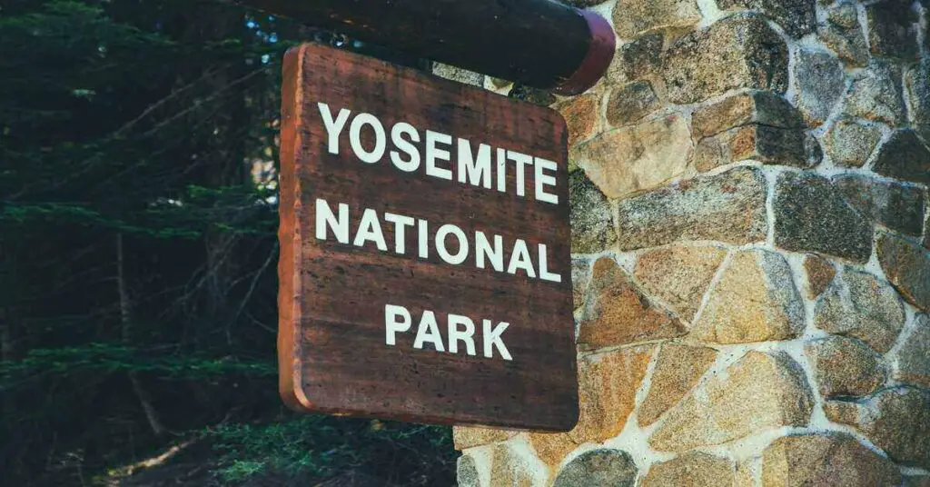 Yosemite national park poster