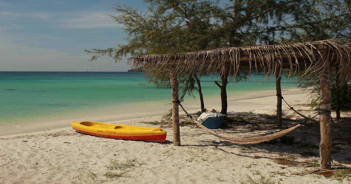 hammock on the beach