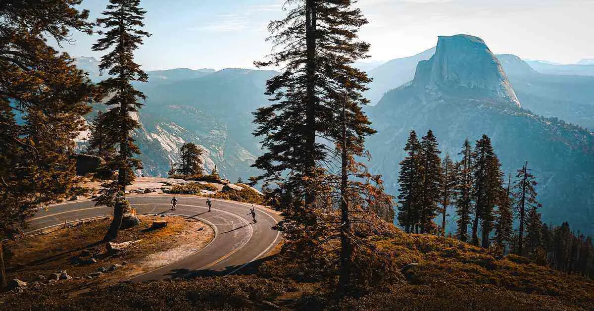 Highway at Yosemite National Park