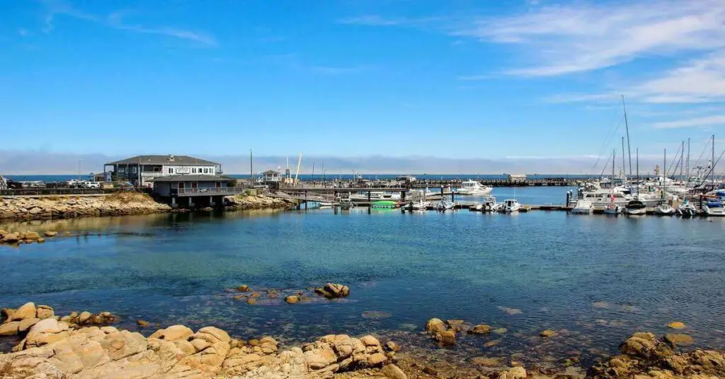 Monterey city near ocean