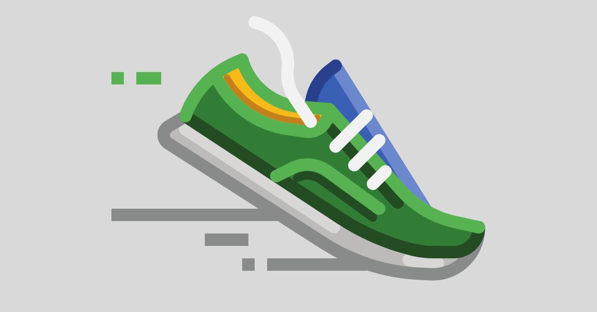 running shoe image